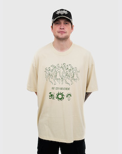 Clothing: Huf Movement Shirt - Stone