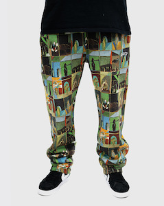 Clothing: Fucking Awesome Doll House Sweatpants - Multi