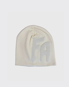 Fucking Awesome Lesser God Skull Beanie - White