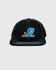 Clothing: Santa Cruz Chisel Mini Hand Hat - Black