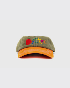 Butter Goods Art 6 Panel Hat - Fatigue/Sherbert