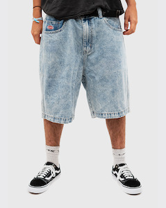 XLarge Bull Denim 91 Short - Bleached Indigo