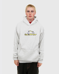 Clothing: Butter Goods Corrosive Pullover Hood - Ash