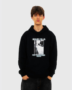 GX1000 Bomb Hills Not Countries Hoodie - Black/Blue