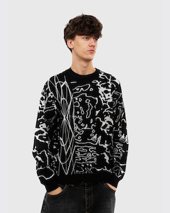 Clothing: Quasi Proxy Sweater - Black