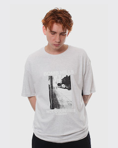 GX1000 Bomb Hills Not Countries Shirt - Grey