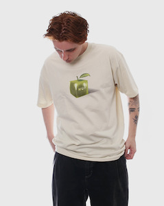 Clothing: Huf Apple Box Shirt - Bone