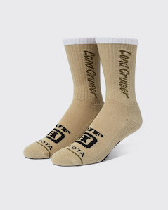 Clothing: Huf x Toyota Land Cruiser Socks - Khaki