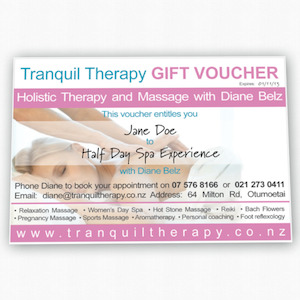 Voucher: Half Day Spa