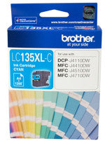 Brother LC135XL Super High Yield Ink Cartridges