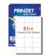 Prinzet A4 Labels 21UP (100 sheets)