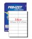 Prinzet A4 Labels 16UP (100 sheets)