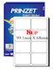 Prinzet A4 Labels 8UP (100 sheets)