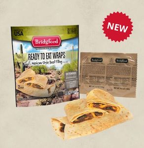 Shelf Stable Mexican Beef Wrap