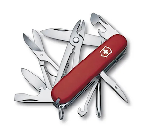 Camping equipment: Victorinox Deluxe Tinker