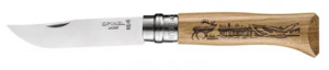 Camping equipment: Opinel 8 Engraved