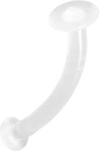 Bioplast Banana Retainer 14 Gauge, Clear - FNR