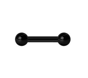 Titanium Black Barbell 14 Gauge - T-B-BRB