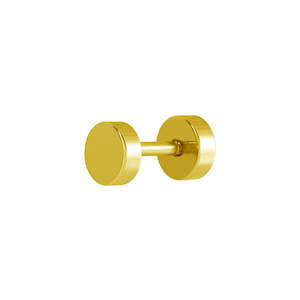 PVD Gold Steel Fake Plug - BGBRMU02