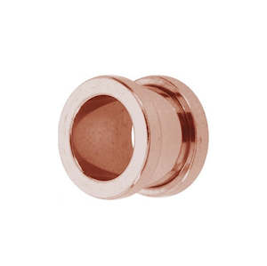 Rose Gold Flesh Tunnel 4mm-12mm - RGBFTN