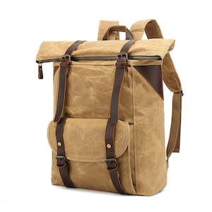 Rue Waxed Canvas Backpack