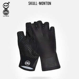 SKULL MONTON Half Finger Gloves