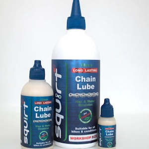 Bicycle and accessory: SQUIRT CHAIN LUBE