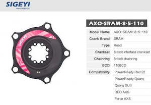 Bicycle and accessory: Sigeyi AXO Power Meter for SRAM AXS Powerready RED Force