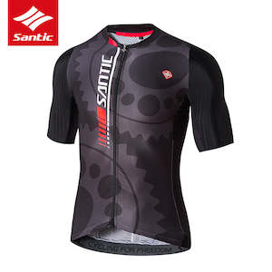 Santic Alloy Mens Short Sleeve Cycling Jersey\Top