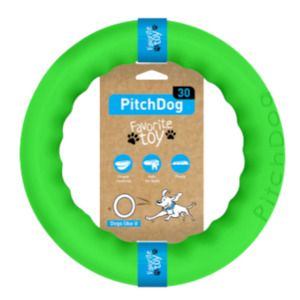 Pitch Dog | Fetch Ring | Lime