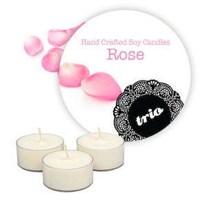 Rose Tealights 3 Pack