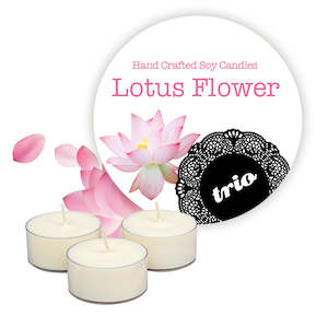 Lotus Flower Tealights 3 Pack