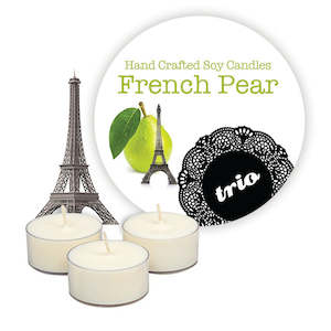 French Pear Tealights 3 Pack