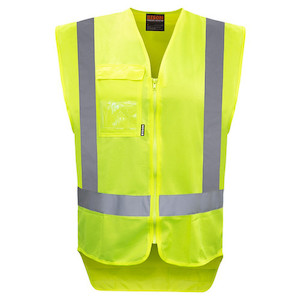 Hi Vis Safety Vest - Day / Night Yellow Triton Sourcing