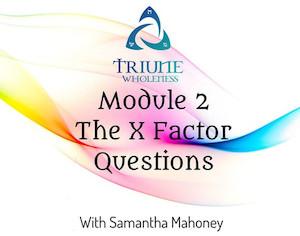 For the Health of it Series - Module 2: The X Factor Questions Triune Wholeness