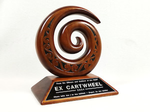 Gifts – Trophy Specialists & Engraving: Out of Stock Koru Nui on Base (240mm)