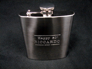 Stainless Steel Hipflask 8oz