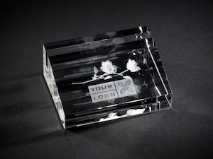 Corporate Crystals – Trophy Specialists & Engraving: Crystal Cardholder