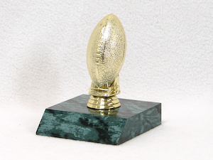 Gold Rugby Ball Trophy