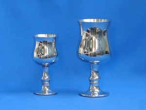 English Pewter Wine Goblet Range