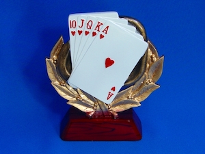 Poker Royal Flush Trophy