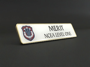 Rectangular Lapel Badges (50mm x 12mm)