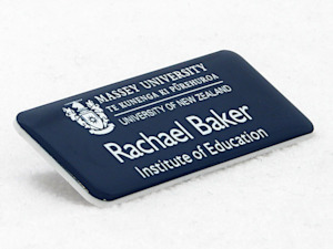 Engraved Name Badge (Monochrome)