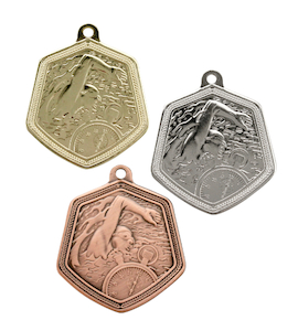 Swimming Falcon Medals – MS2116