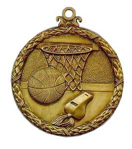 Basketball Antique Medals – M015G