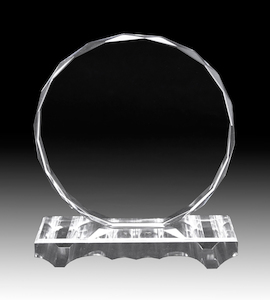 Faceted Crystal Award