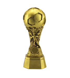 Gold Football Pedestal Award