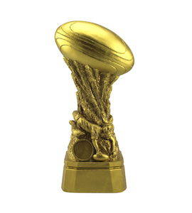 Gold Rugby Pedestal Award