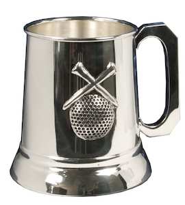 Crossed Tees Golf Tankard