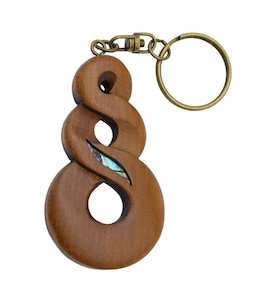 Carved Twist Keychain